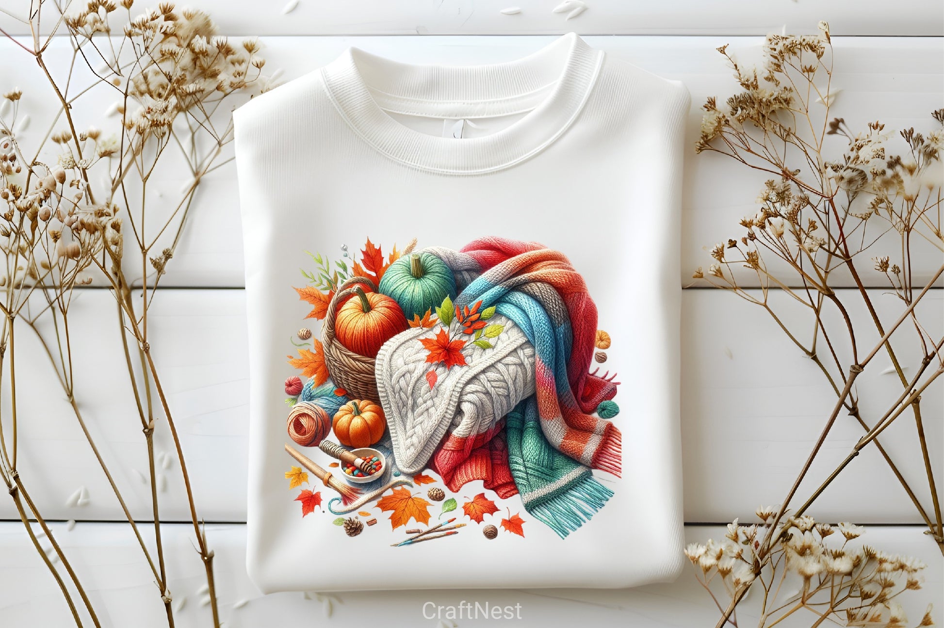 Cozy Autumn Clipart Bundle 4 - CraftNest - Digital Crafting and Art