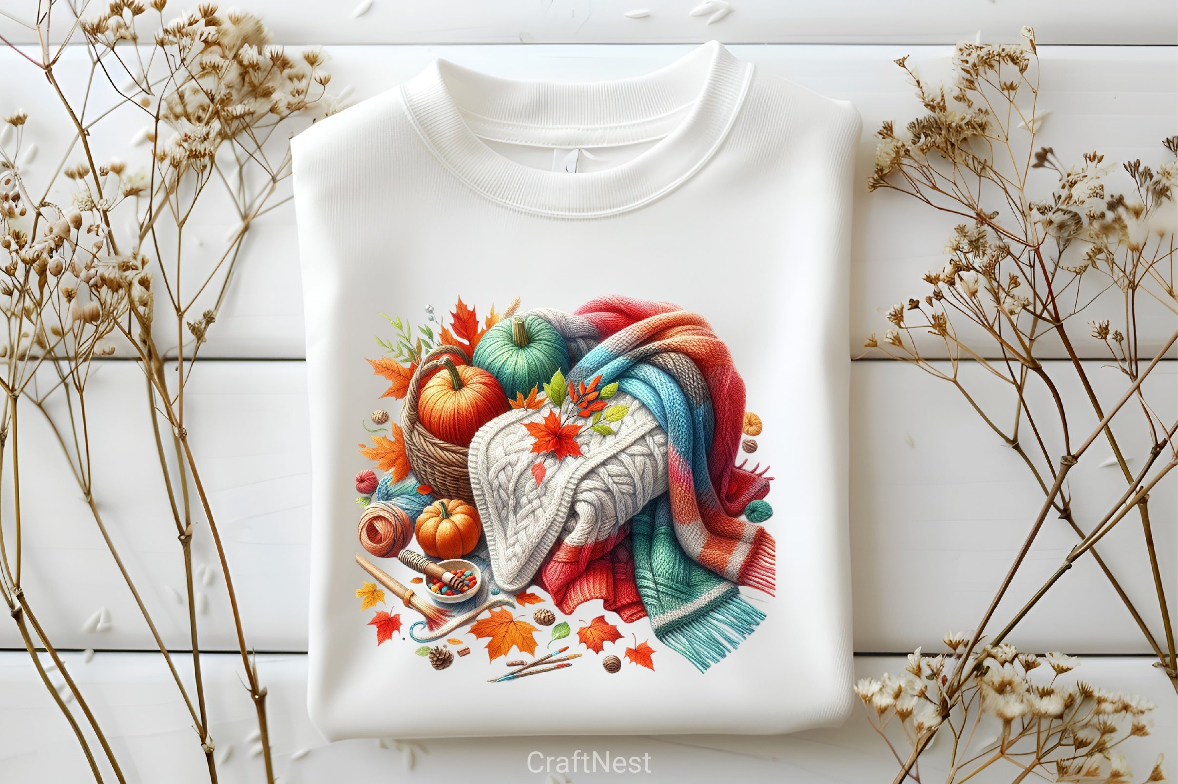 Cozy Autumn Clipart Bundle 4 - CraftNest - Digital Crafting and Art