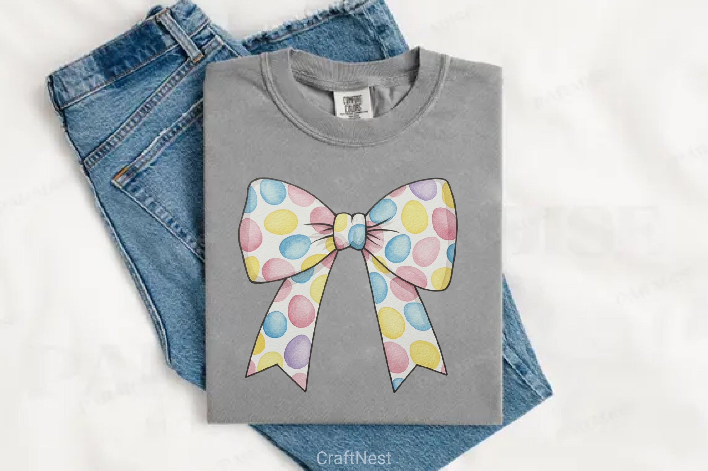 Easter Bow Clipart Bundle - CraftNest - Digital Crafting and Art