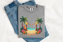 Hawaiian Summer Clipart Bundle 1 - CraftNest - Digital Crafting and Art