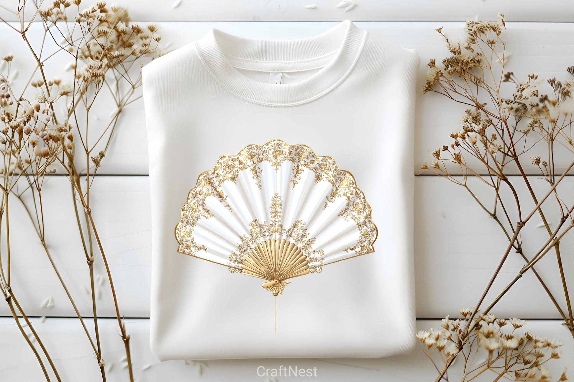 White & Gold Wedding Clipart Bundle - CraftNest - Digital Crafting and Art