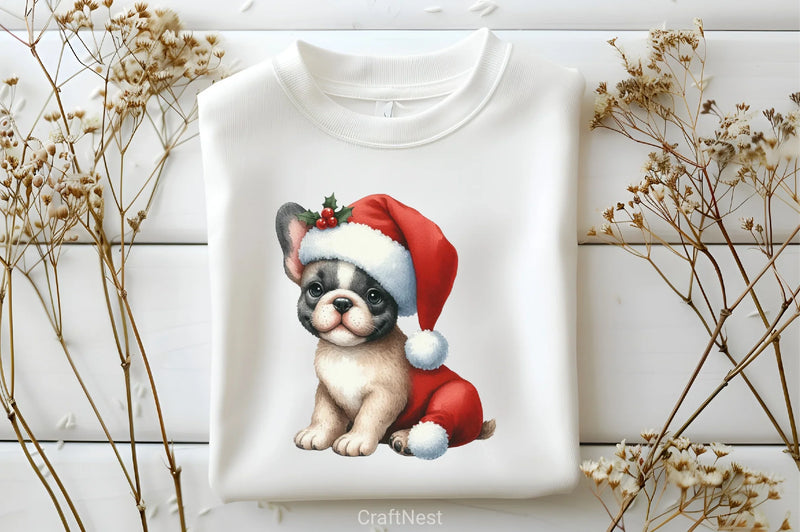 Dogs With Santa Hat Clipart Bundle - CraftNest - Digital Crafting and Art