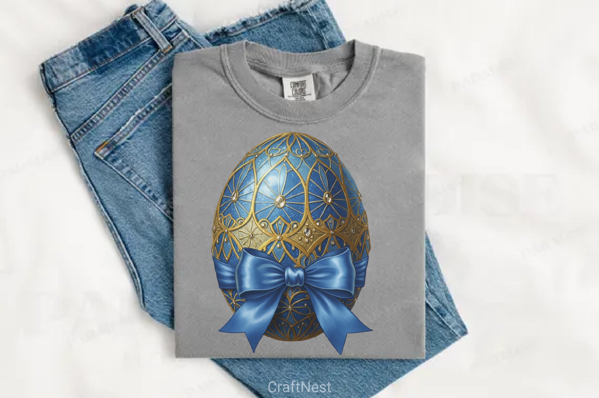 Easter Egg Bow Clipart Bundle - CraftNest - Digital Crafting and Art