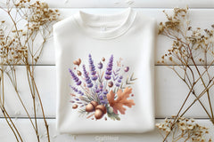 Lavender Fall Clipart Bundle - CraftNest - Digital Crafting and Art