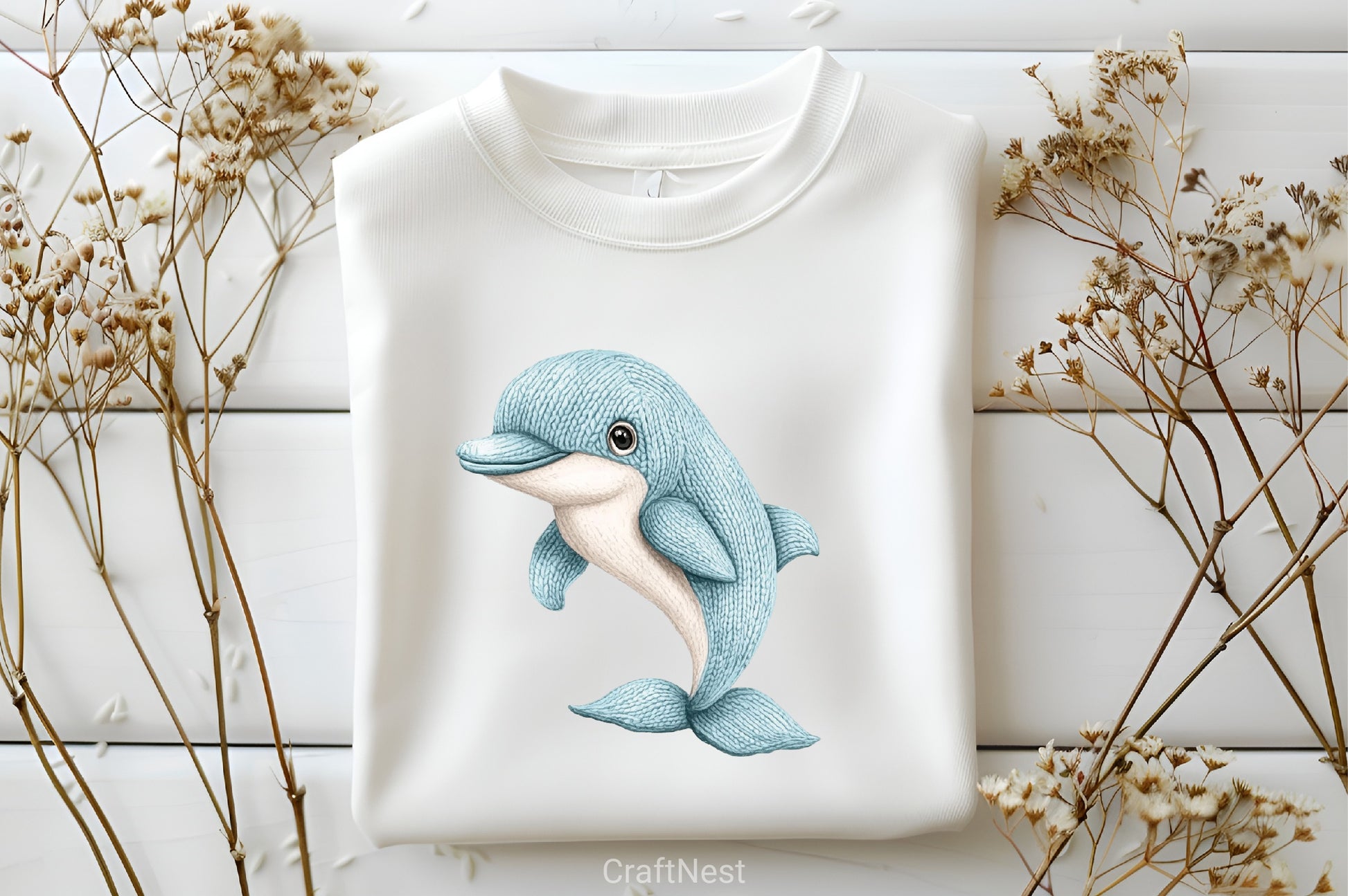 Vintage Knitted Baby Animals Clipart Bundle - CraftNest - Digital Crafting and Art