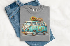 Hippie Summer Clipart Bundle 1 - CraftNest - Digital Crafting and Art