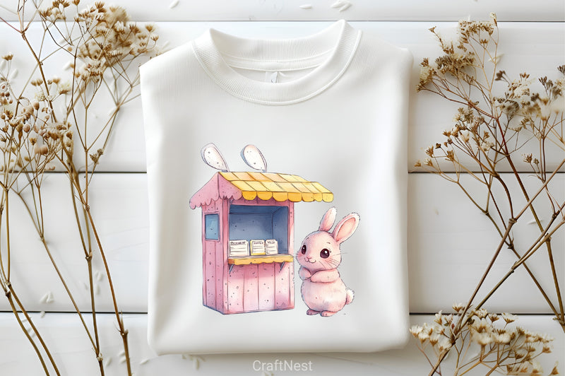 Pastel Summer Circus Clipart Bundle - CraftNest - Digital Crafting and Art