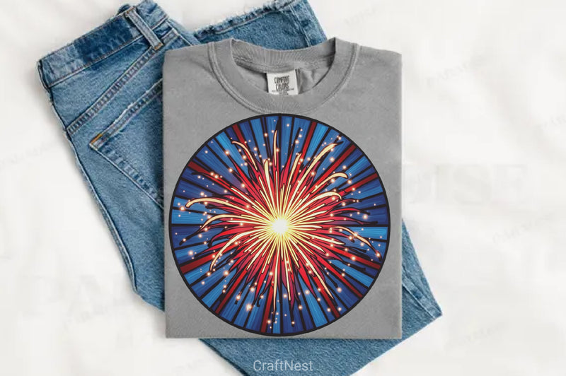 4th of July Stained Glass Clipart Bundle - CraftNest - Digital Crafting and Art