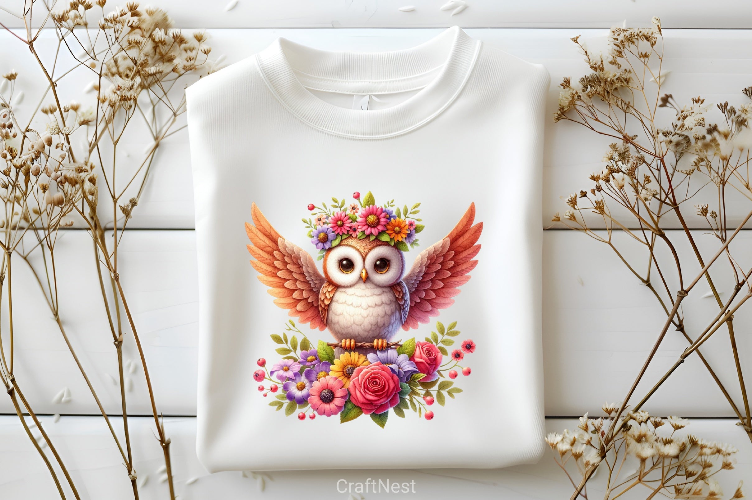 Cute Owl Clipart Bundle - CraftNest - Digital Crafting and Art