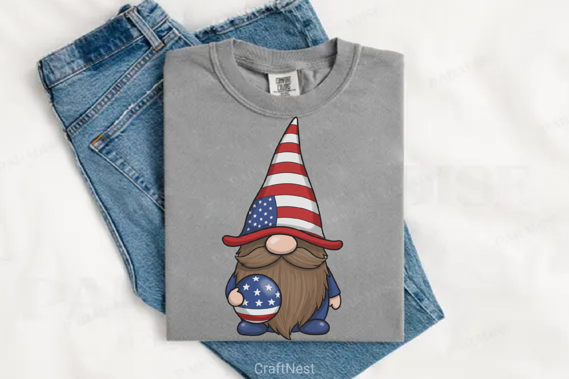 4th July Gnome Clipart Bundle - CraftNest - Digital Crafting and Art