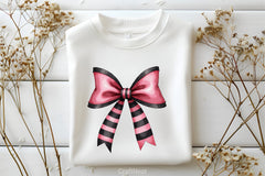 Charm Pink Halloween Bow Clipart Bundle - CraftNest - Digital Crafting and Art