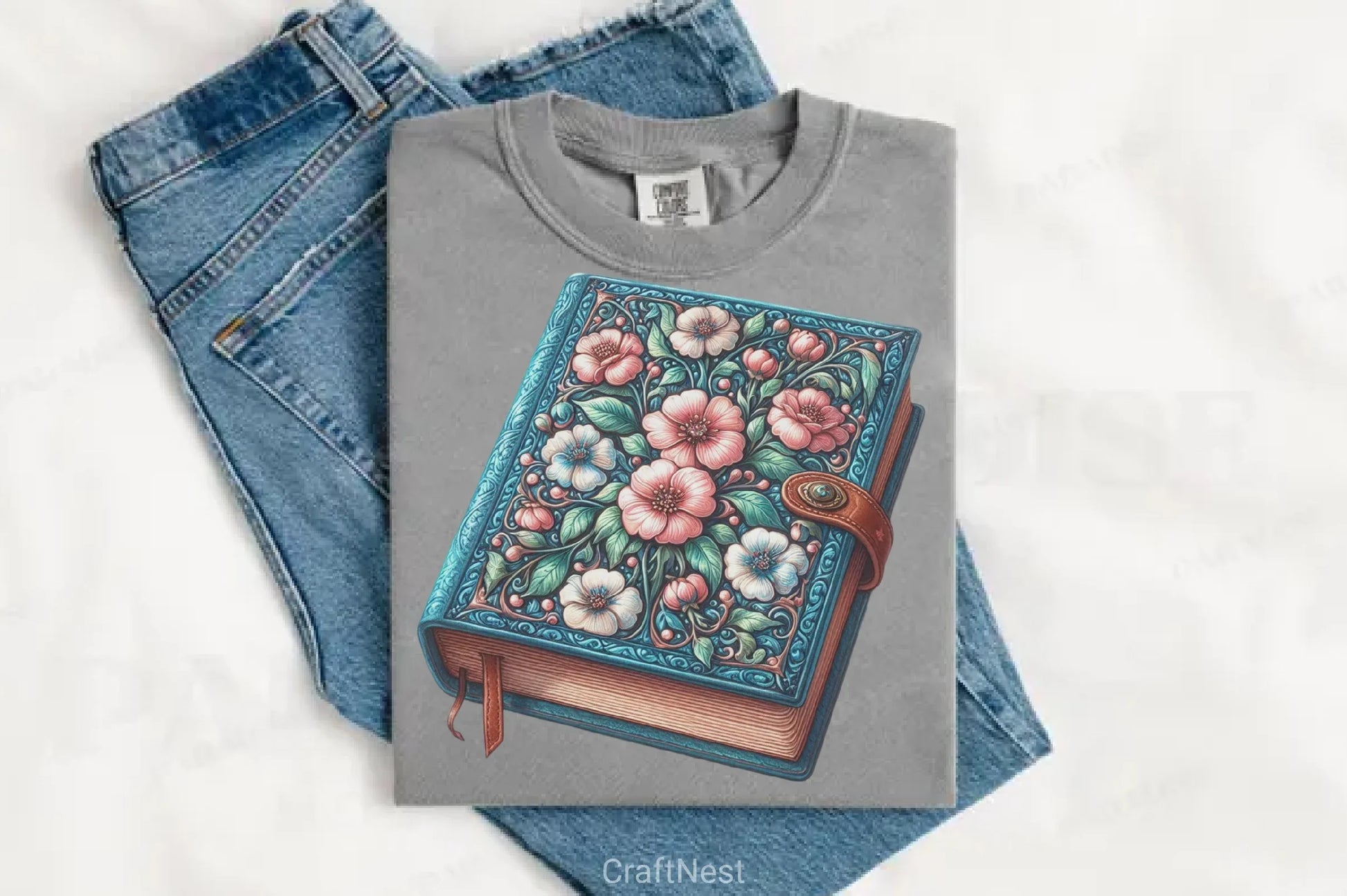 Vintage Denim Clipart Bundle - CraftNest - Digital Crafting and Art