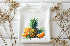 Pineapple Clipart Set 4 - CraftNest - Digital Crafting and Art