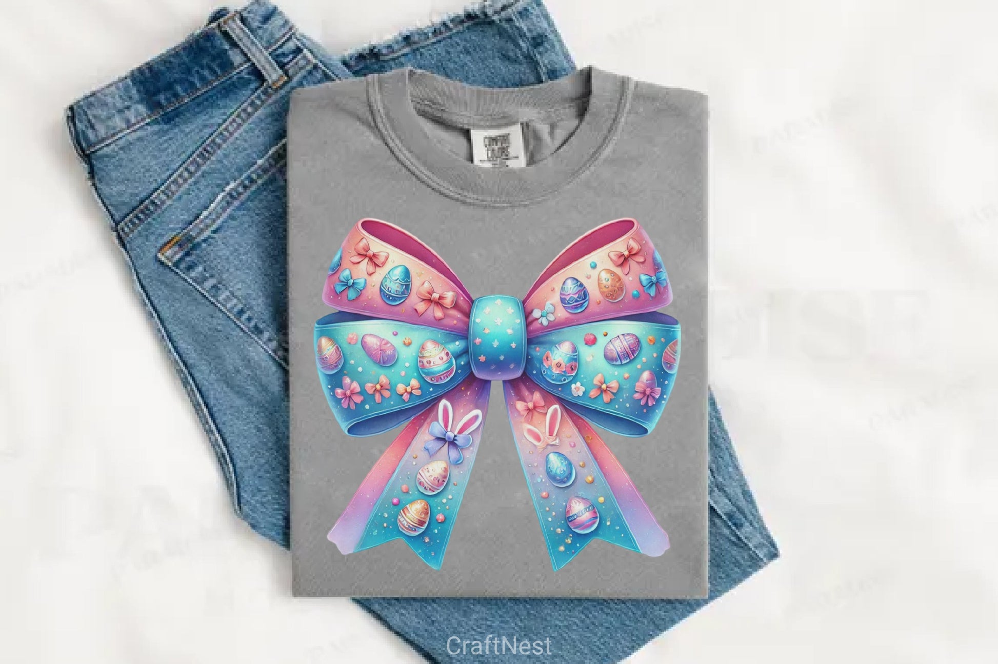 Easter Bow Clipart Bundle 3 - CraftNest - Digital Crafting and Art