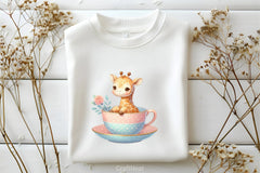 Cute Giraffe Clipart Bundle - CraftNest - Digital Crafting and Art