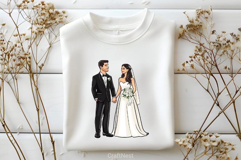 Elegant Wedding Clipart Bundle 2 - CraftNest - Digital Crafting and Art