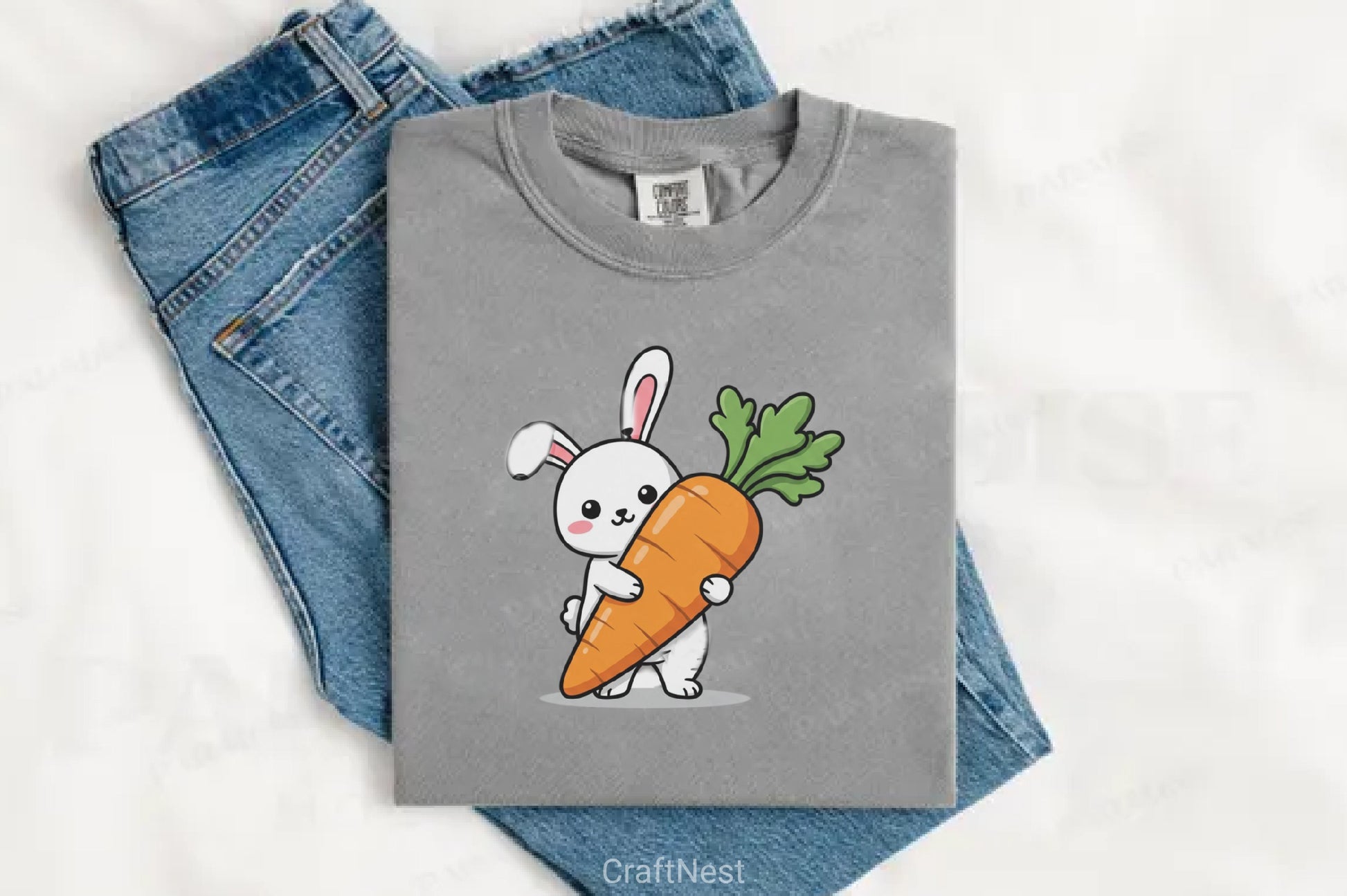 Bunny Spring Easter Clipart Bundle - CraftNest - Digital Crafting and Art