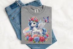 Baby Unicorn Clipart Bundle 4 - CraftNest - Digital Crafting and Art