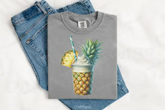 Summer Tropical Smoothie Cup Clipart Bundle - CraftNest - Digital Crafting and Art