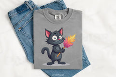 Funny Black Cat Clipart Bundle - CraftNest - Digital Crafting and Art