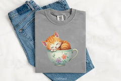 Kitten Teacup Clipart Bundle - CraftNest - Digital Crafting and Art