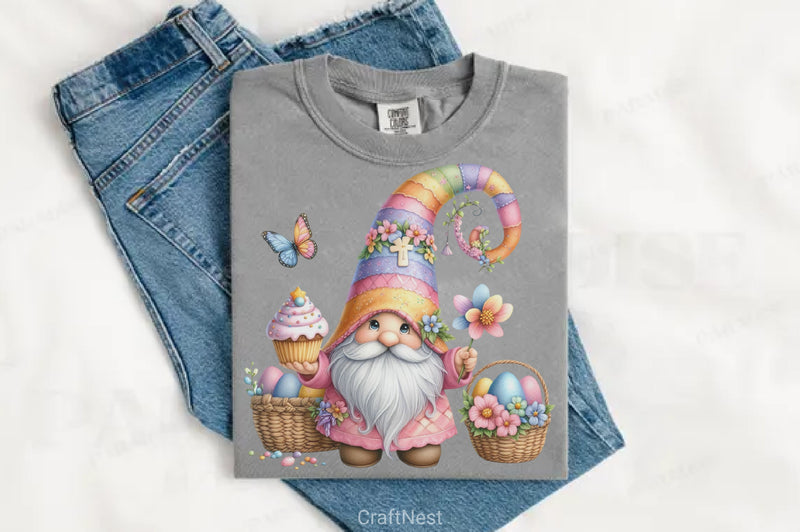 Easter Gnome Clipart Bundle 15 - CraftNest - Digital Crafting and Art