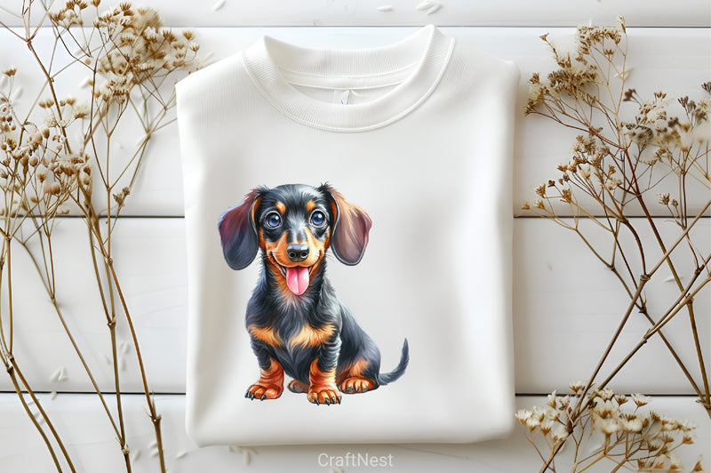 Dachshund Clipart Bundle - CraftNest - Digital Crafting and Art