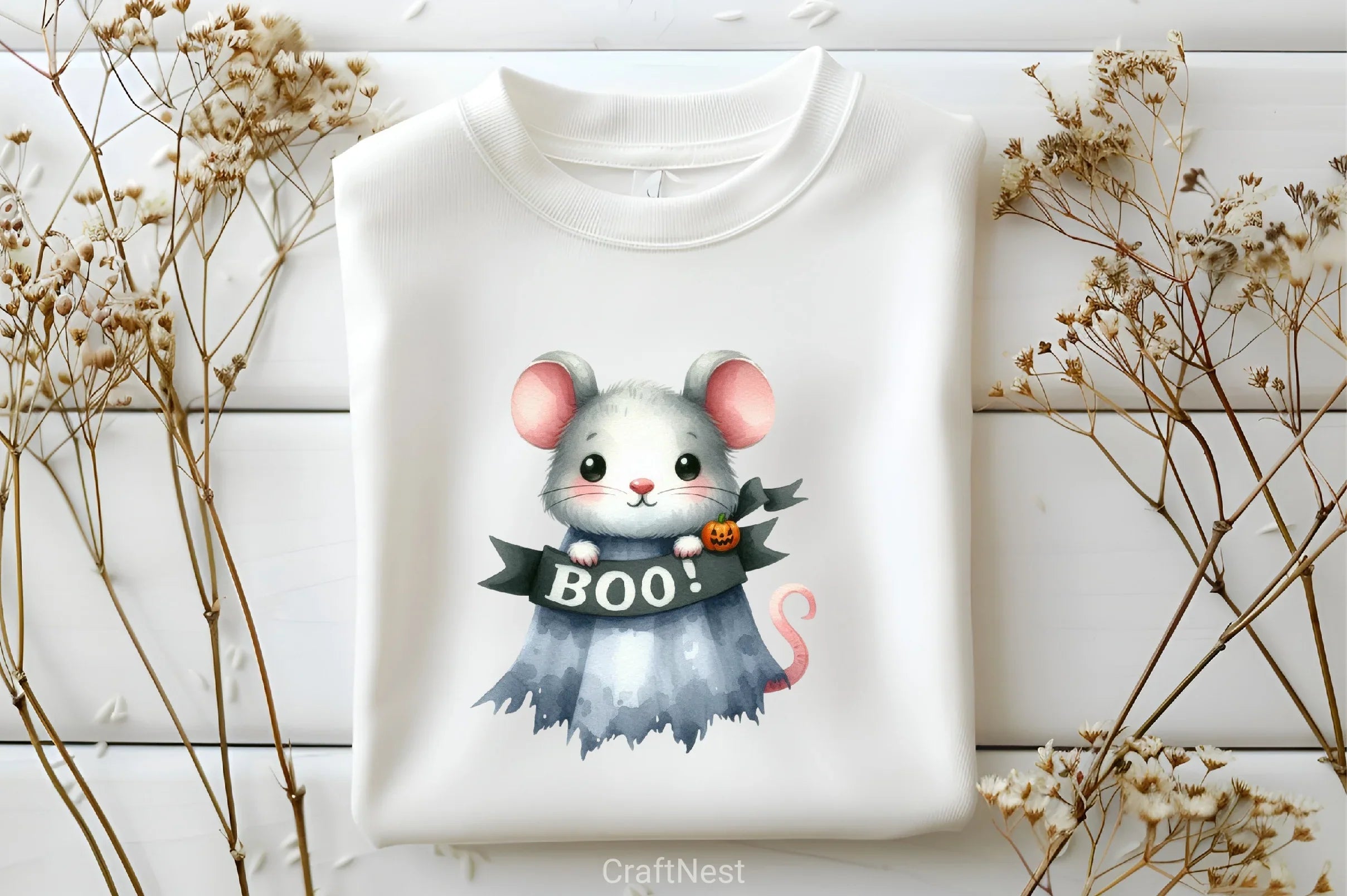 Halloween Boo Animals Clipart Bundle - CraftNest - Digital Crafting and Art