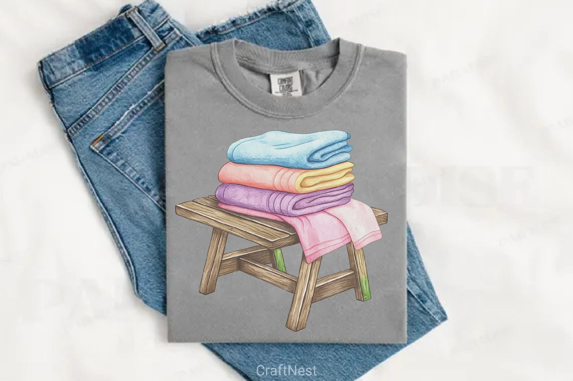 Summer Laundry Clipart Bundle - CraftNest - Digital Crafting and Art