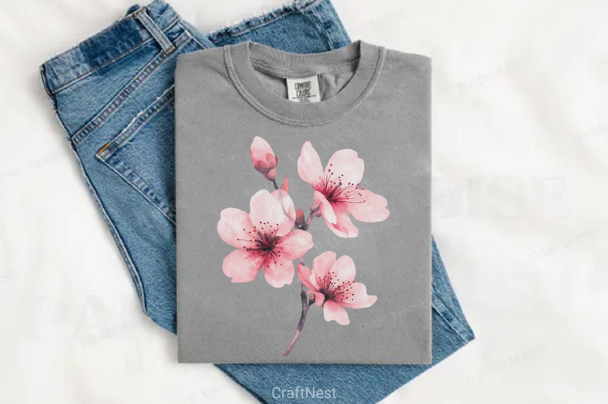 Pink Spring Clipart Bundle 6 - CraftNest - Digital Crafting and Art