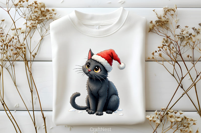 Black & White Christmas Clipart Bundle - CraftNest - Digital Crafting and Art