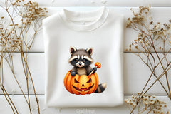 Halloween Raccoon Clipart Bundle 5 - CraftNest - Digital Crafting and Art