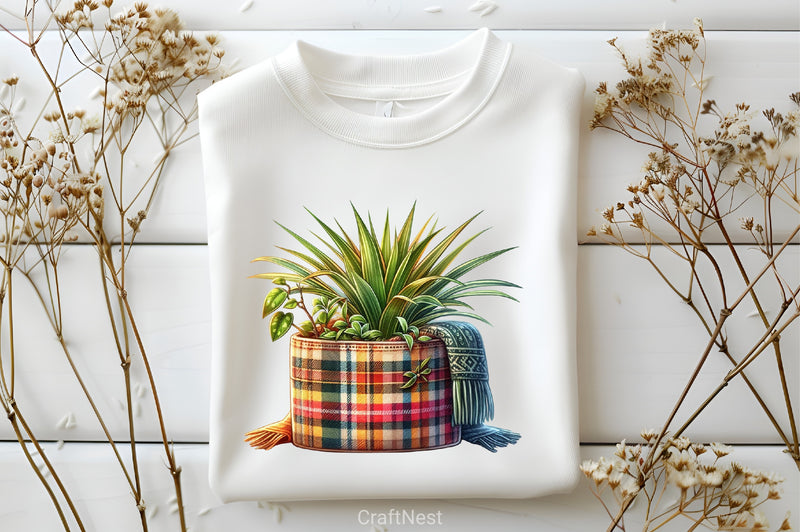 Autumn Houseplant Clipart Bundle - CraftNest - Digital Crafting and Art