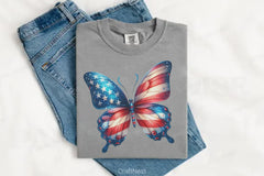 4th of July Butterflies Clipart Bundle - CraftNest - Digital Crafting and Art