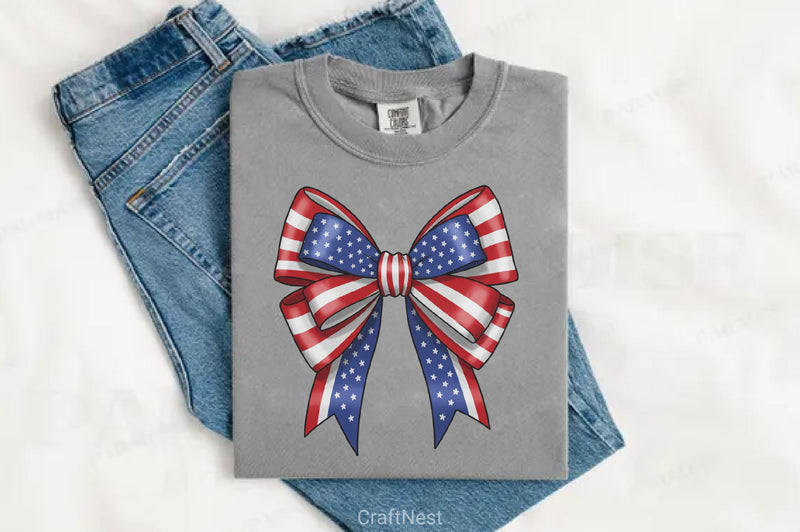 Independence Day Bows Clipart Bundle - CraftNest - Digital Crafting and Art