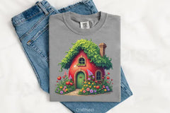 Fantasy Garden Houses Clipart Bundle - CraftNest - Digital Crafting and Art