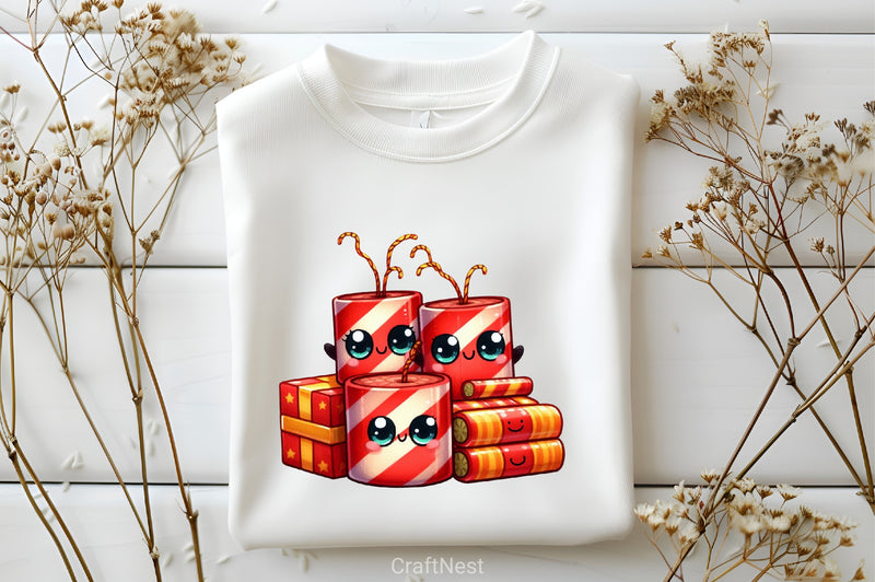 Kawaii 4th of July Clipart Bundle - CraftNest - Digital Crafting and Art