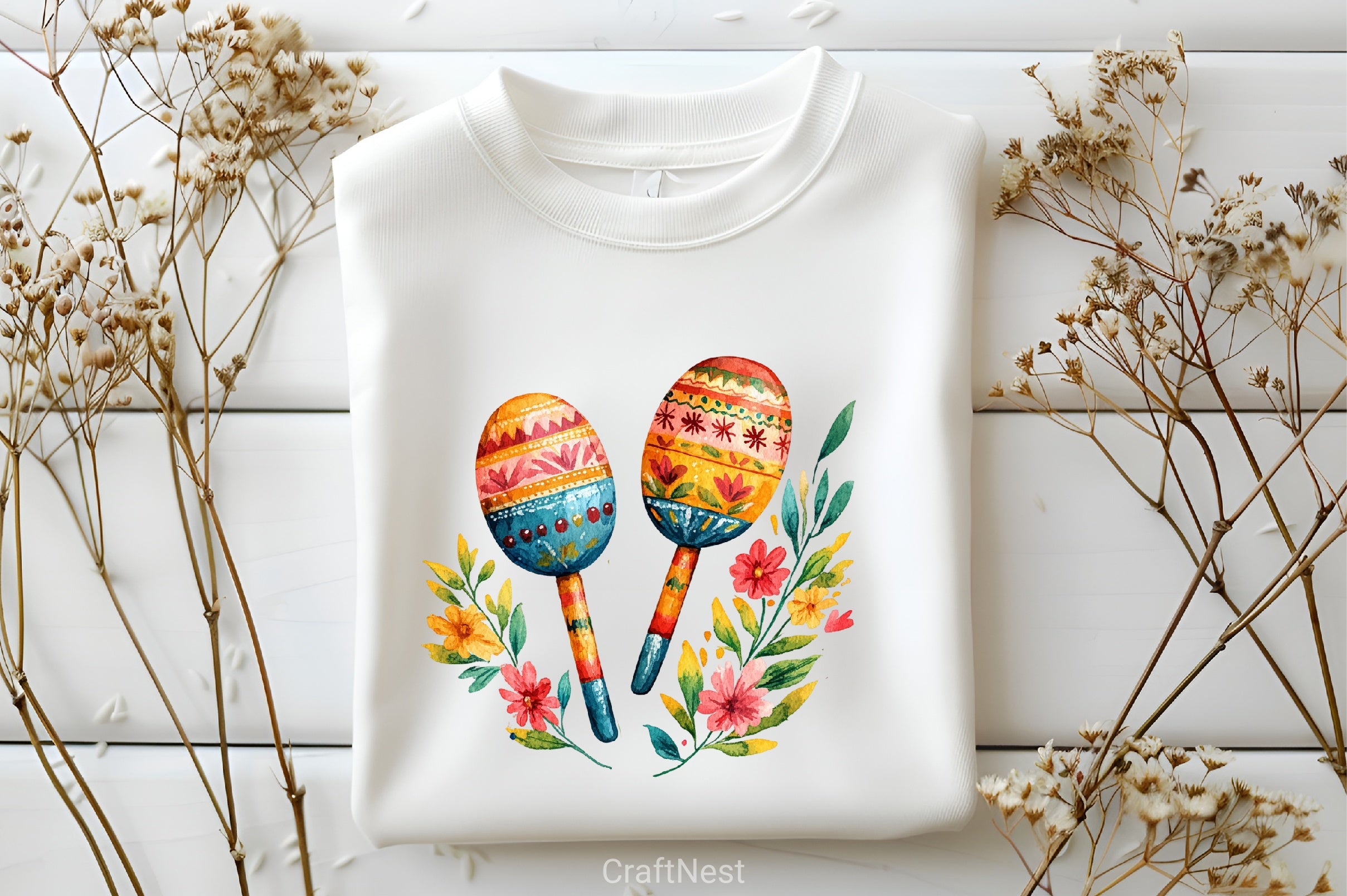 Mexican Festival Clipart Bundle - CraftNest - Digital Crafting and Art