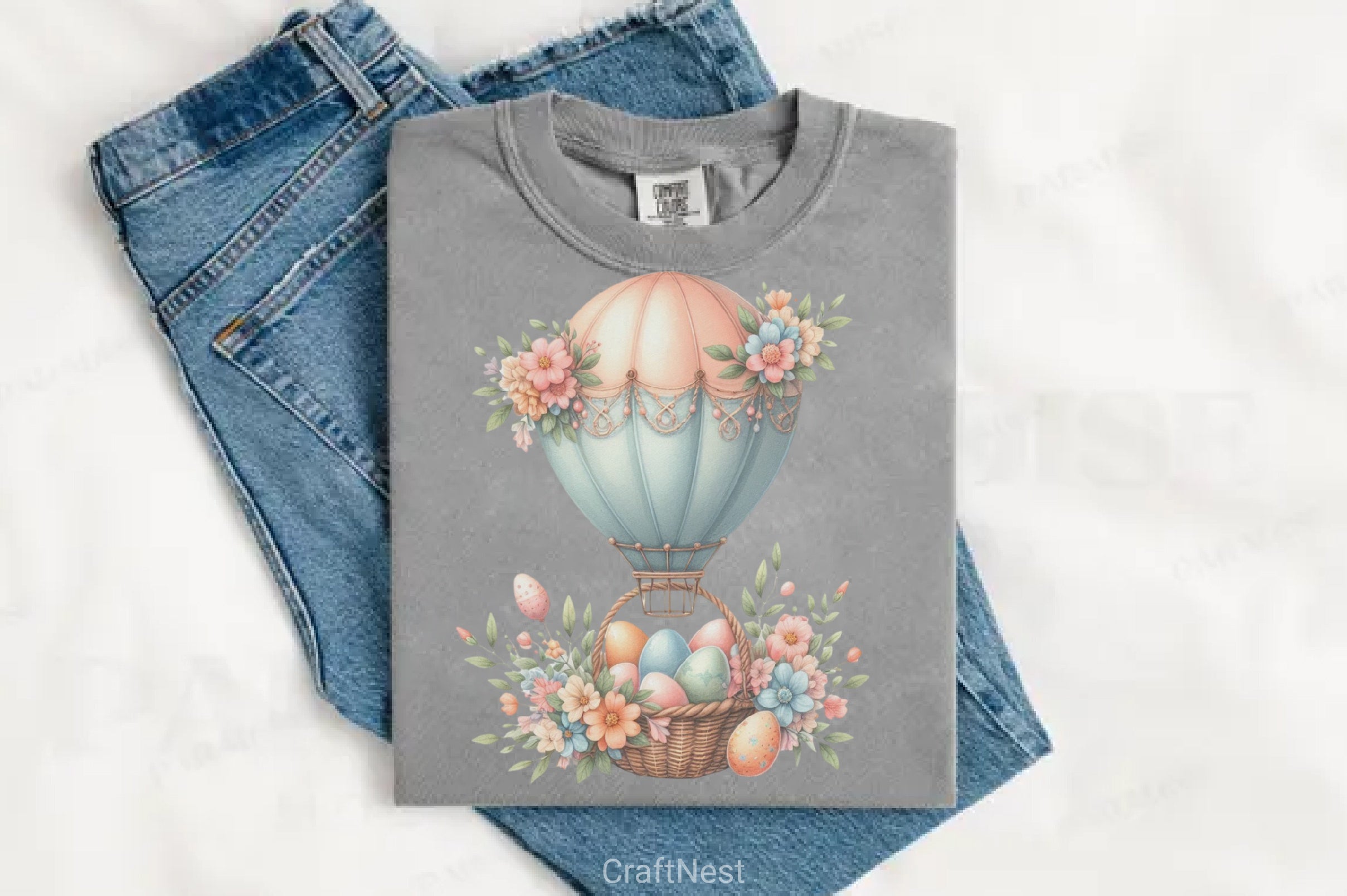 Cute Pink Easter Clipart Bundle 3 - CraftNest - Digital Crafting and Art