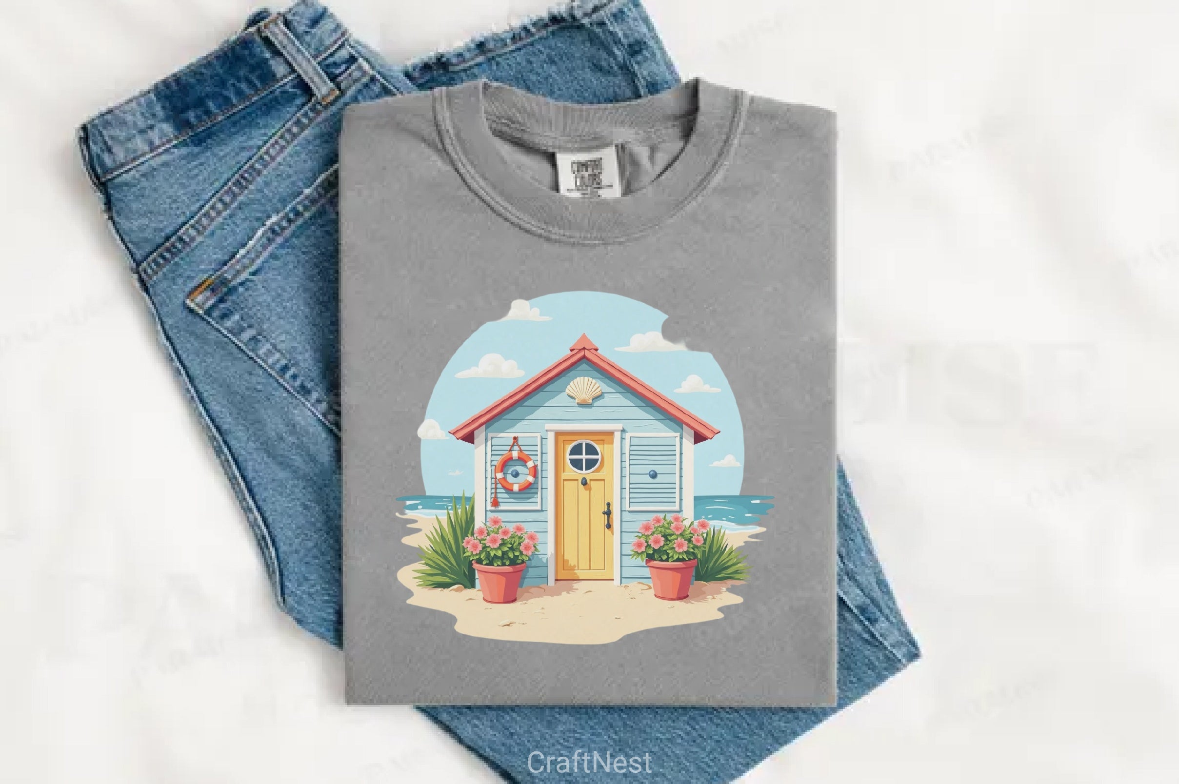 Pastel Summer Clipart Bundle - CraftNest - Digital Crafting and Art