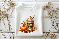 Autumn Plaid Coffee Cup Clipart Bundle - CraftNest - Digital Crafting and Art