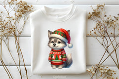 Funny Christmas Wolf Clipart Bundle - CraftNest - Digital Crafting and Art