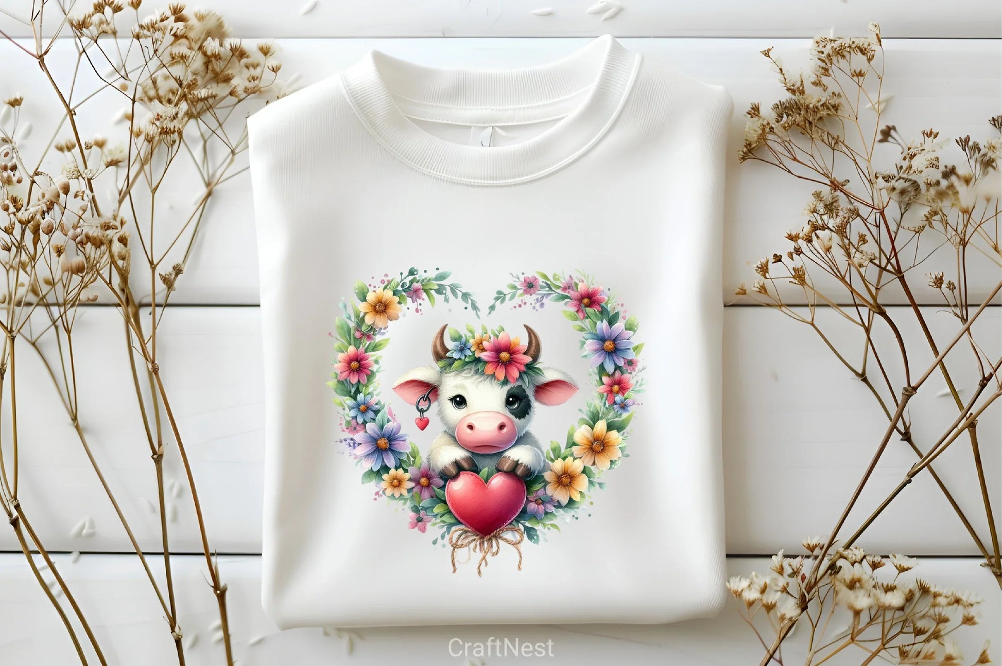 Cute Cow Clipart Bundle - CraftNest - Digital Crafting and Art