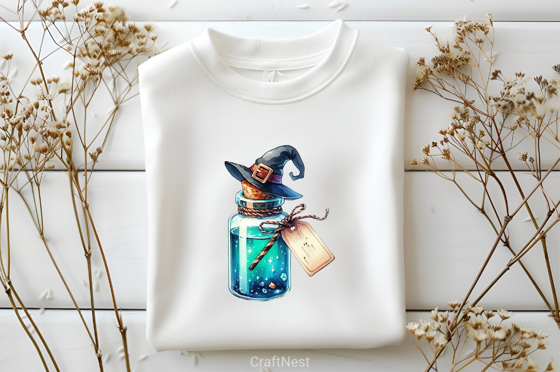 Halloween Potion Bottles Clipart Bundle - CraftNest - Digital Crafting and Art