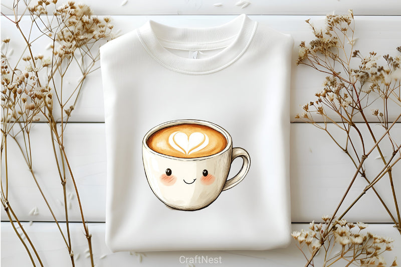 Cartoon Coffee Clipart Bundle - CraftNest - Digital Crafting and Art