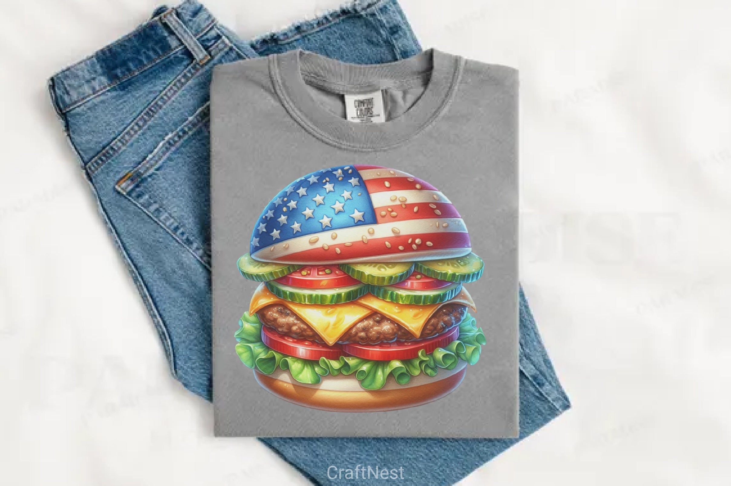 4th of July Independence Day Clipart Bundle - CraftNest - Digital Crafting and Art