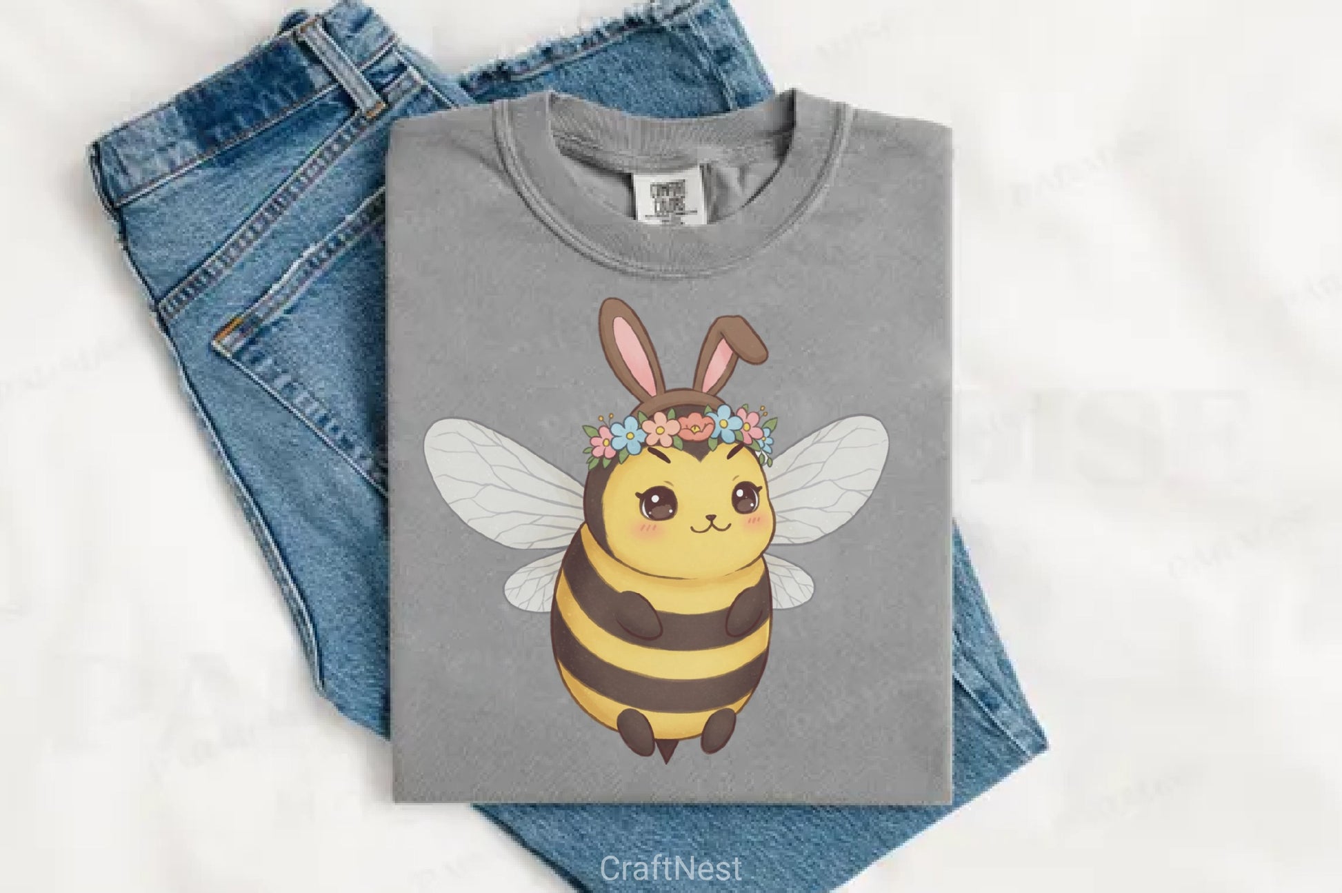 Bee Easter Clipart Bundle - CraftNest - Digital Crafting and Art