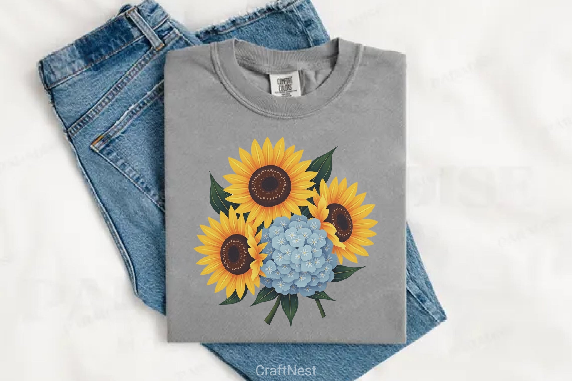 Sunflowers Clipart Bundle 5 - CraftNest - Digital Crafting and Art