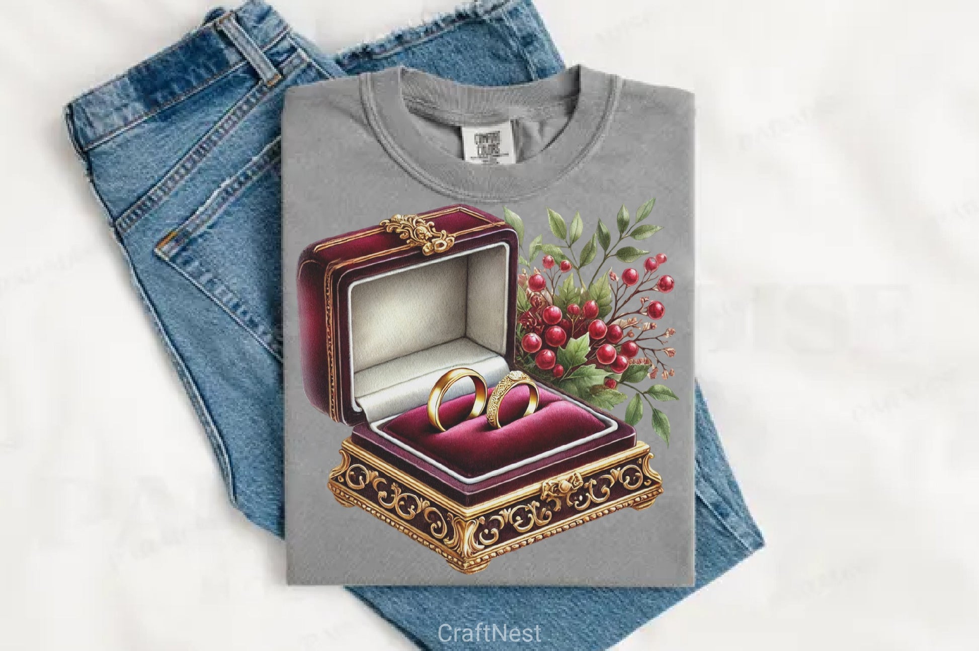 Gold Wedding Bands Clipart Bundle 18 - CraftNest - Digital Crafting and Art