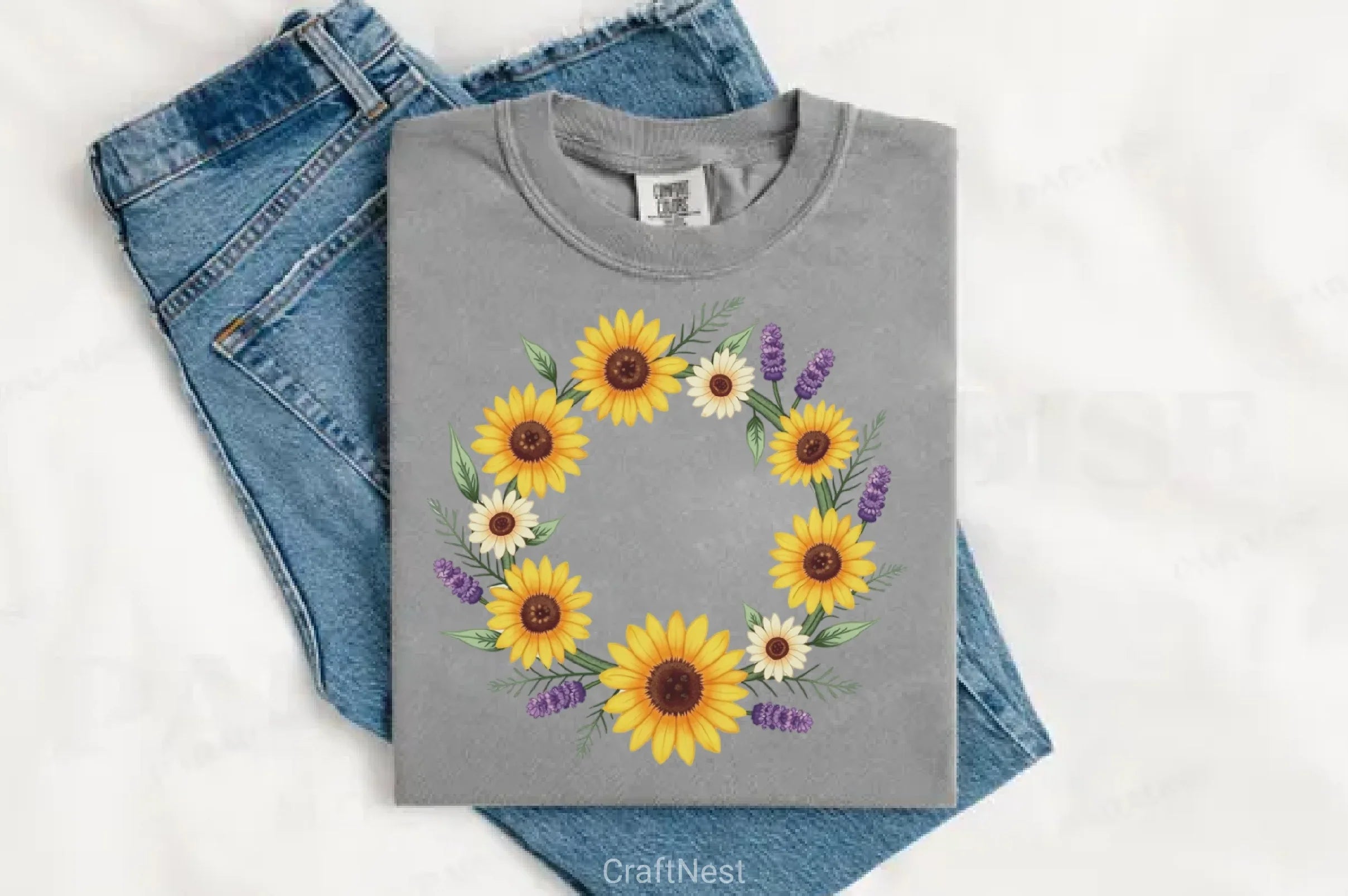 Spring Sunflower Clipart Bundle  4 - CraftNest - Digital Crafting and Art